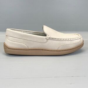 My Slippers Moccasins Womens Size 10 Off White Leather Slip On My Pillow Shoes